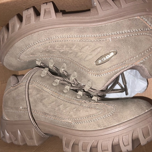 LUGZ 90s-Inspired, Imitation Suede-Like Sandy Tan Colored Sneaker - Picture 2 of 8